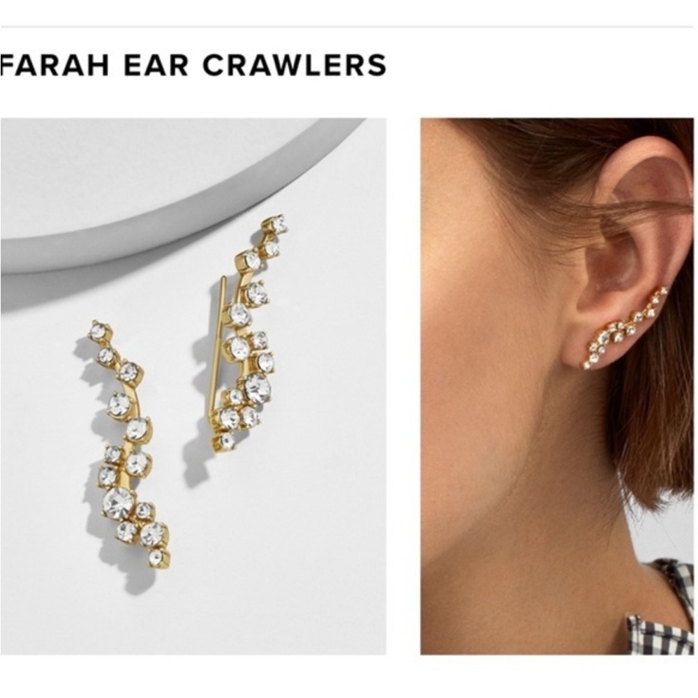 NWT Baublebar Farah Ear Crawlers Earrings